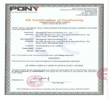 ISO Certificate