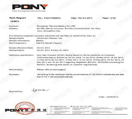 ISO Certificate