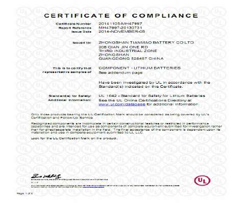 ISO Certificate
